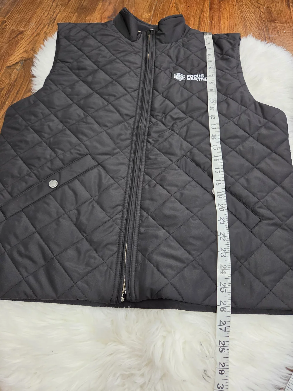 Brooks Brother Quilted Black Vest